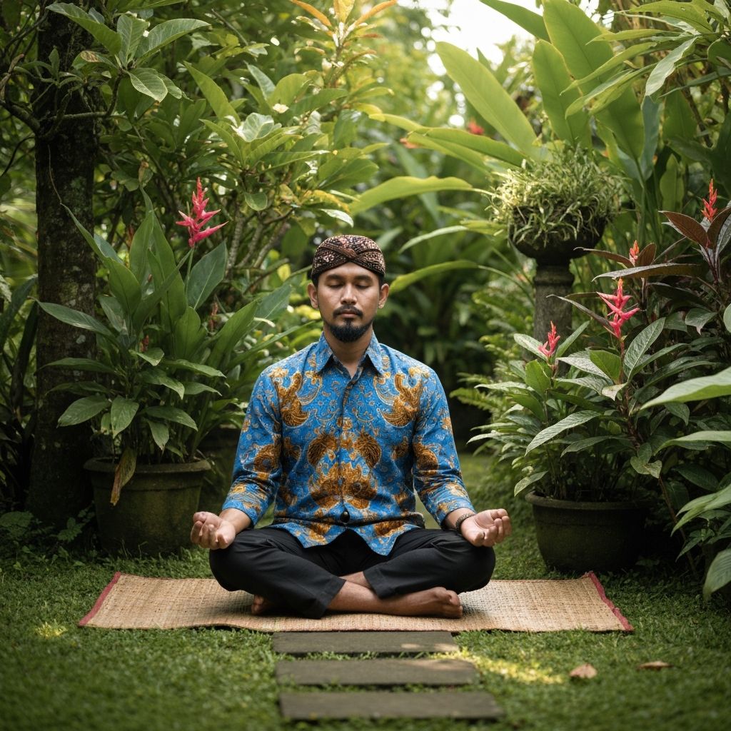 Traditional Javanese morning practices